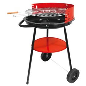 Fenner BBQ Barbecue 34385 Tondo con ruote 45x73cm - FN-BB03