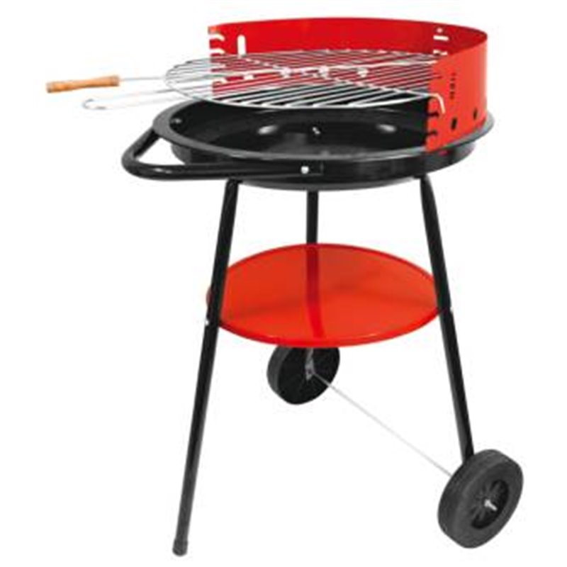 Fenner BBQ Barbecue 34385 Tondo con ruote 45x73cm - FN-BB03