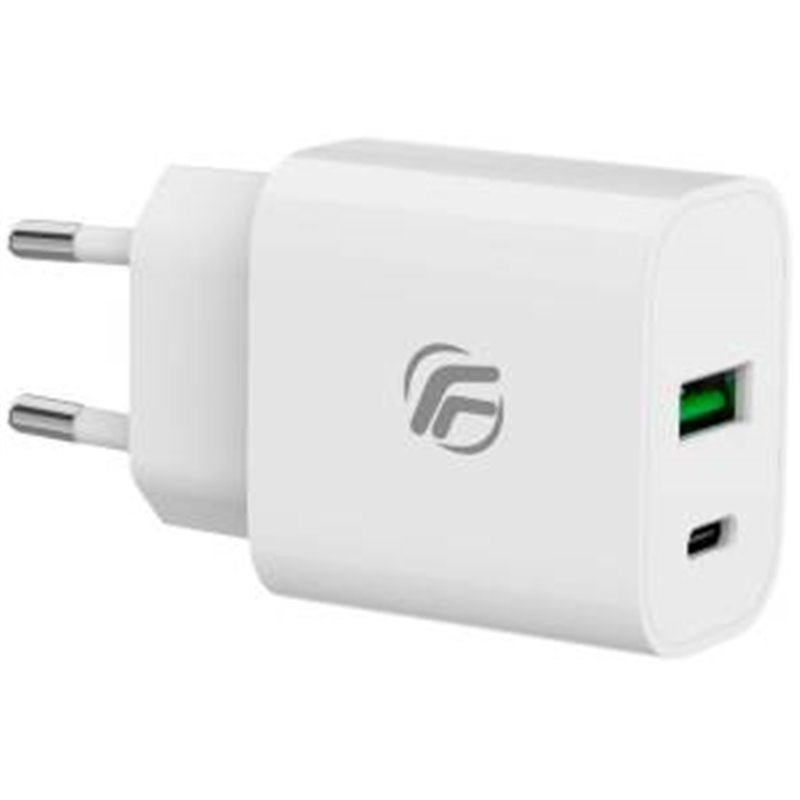 Caricatore USB-A + USB-C Universale 20W Fast Charge Fenner Tech - FN-389 Caricatore USB-A + USB-C Universale 20W Fast Charge Fenner Tech - FN-389