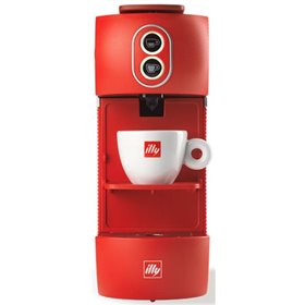Illy Macchina da Caffe a Cialde 44mm Easy Rossa - Y3-60476