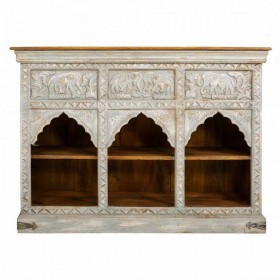 Credenza Alexandra House Living Legno di mango 40 x 96 x 132 cm