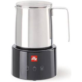 illy Cappuccinatore Montalatte Elettrico Nero Inox - 23760