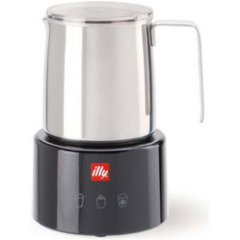 illy Cappuccinatore Montalatte Elettrico Nero Inox - 23760