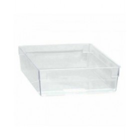 Scatola Multiuso   Componibile Trasparente 22,5 x 15,5 x 5,3 cm (12 Unità)