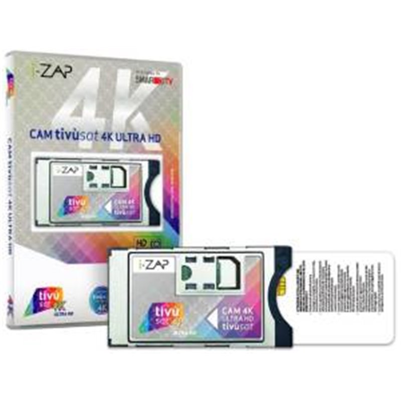 I-ZAP Cam TiVuSAT 4K SchedaTiVuSAT - CAM TIVUSAT 4K I-ZAP Cam TiVuSAT 4K SchedaTiVuSAT - CAM TIVUSAT 4K