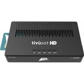 I-Zap Decoder TVS495 DVB-S2 HEVC 10 BIT HD/USB Tivùsat + Telecomando Universale 2in1 - TVS495