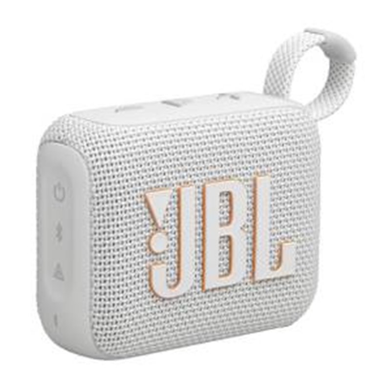 JBL GO4 Portable BT Speaker White - JBLGO4WHT