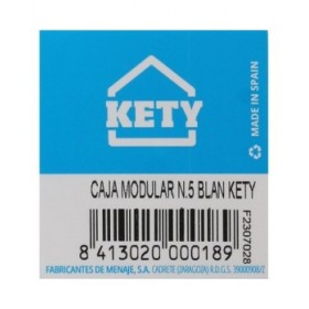 Scatola Multiuso Componibile Bianco 30,5 x 8 x 5,3 cm (12 Unità)