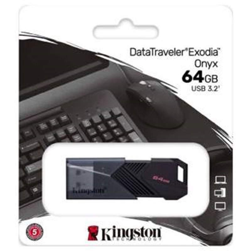 Kingston Pendrive USB-A 3.2 64GB DTXON/64GB Nero - DTXON/64