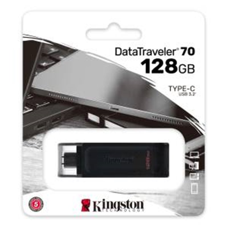 Kingston Pendrive USB-C 3.2 128GB DT70/128GB - DT70/128GB Kingston Pendrive USB-C 3.2 128GB DT70/128GB - DT70/128GB