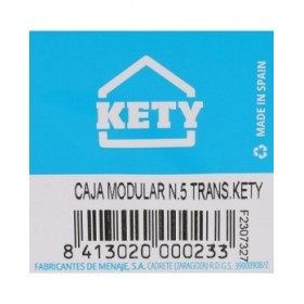 Scatola Multiuso Componibile Trasparente 30,5 x 8 x 5,3 cm (12 Unità)
