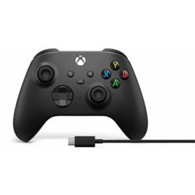 Microsoft Xbox Serie X/S Controller Black + Cavo W10 - 1V8-00002