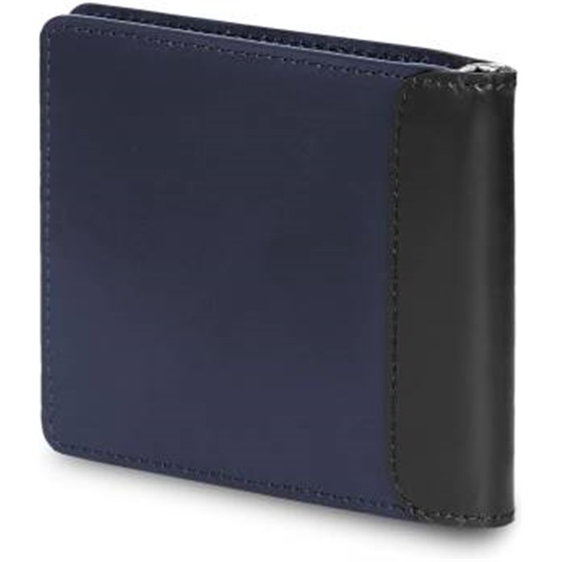 Moleskine Portafoglio in pelle 10 tasche 1 fermasoldi Blu - 