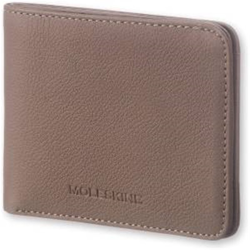 Moleskine Portafoglio Orizzontale in Pelle Lineage Grigio Talpa - ET64LNWLORP8