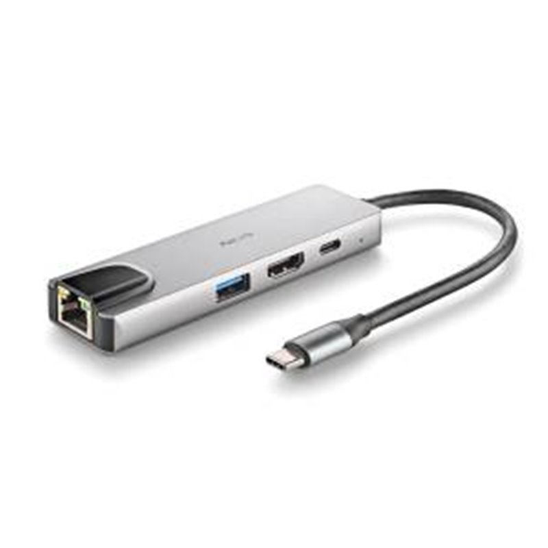 NGS HUB USB-C 4 Porte RJ45 Hdmi Usb-c Usb 3.0 Alluminio - WONDERDOCKSUPRA