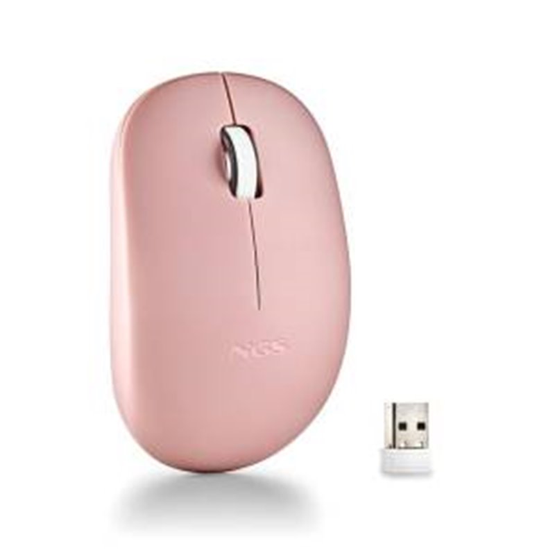 NGS Mouse Wireless Fog Pro 1000dpi 2tasti Pink - 