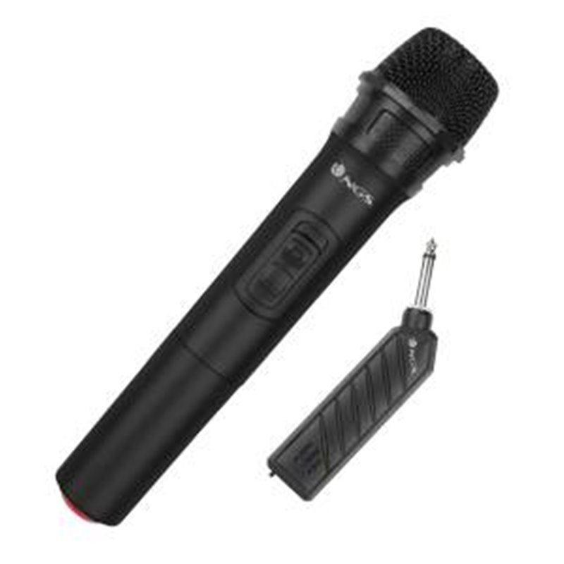 NGS Microfono Vocale Wireless Singer Air Nero - SINGERAIR NGS Microfono Vocale Wireless Singer Air Nero - SINGERAIR