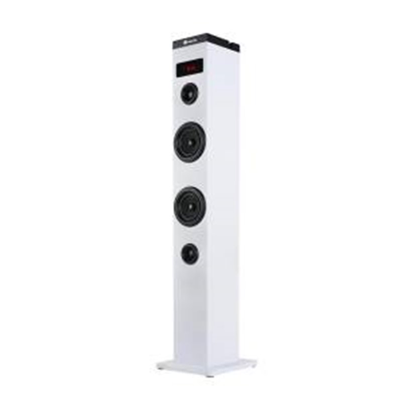 NGS Speaker a Torre Sky Charm Bluetooth USB RadioFM AUX 50W Bianca - SKYCHARMWHITE NGS Speaker a Torre Sky Charm Bluetooth USB RadioFM AUX 50W Bianca - SKYCHARMWHITE