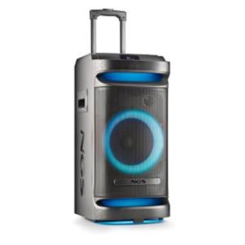 NGS Spekear Trolley WildDubZero DJ Party Microfono RGB TWS 120W Nera - WILDSPACE1