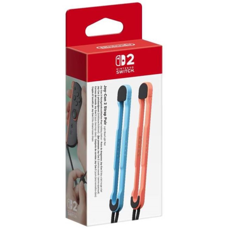 Switch 2 Joy-Con 2 Strap Pair Light Blue / Light Red - 10015103