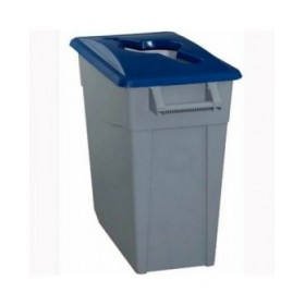 Secchio per Raccolta Differenziata Denox Azzurro 65 L (2 Unità)