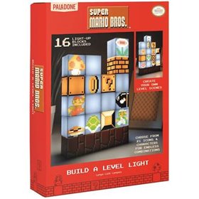 Paladone Lampada Super Mario Build A Level - TRAN8025NNEU