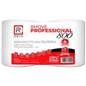 RMove Bobina Doppia Professionale 800 2 Veli Pura Cellulosa - RMABRL1003