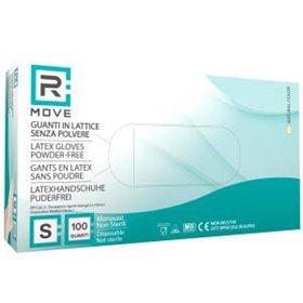 1Conf. da 100pz Tg.S - RMove Guanti Lattice 5.7gr Senza Polvere - RMGLLTNT100002
