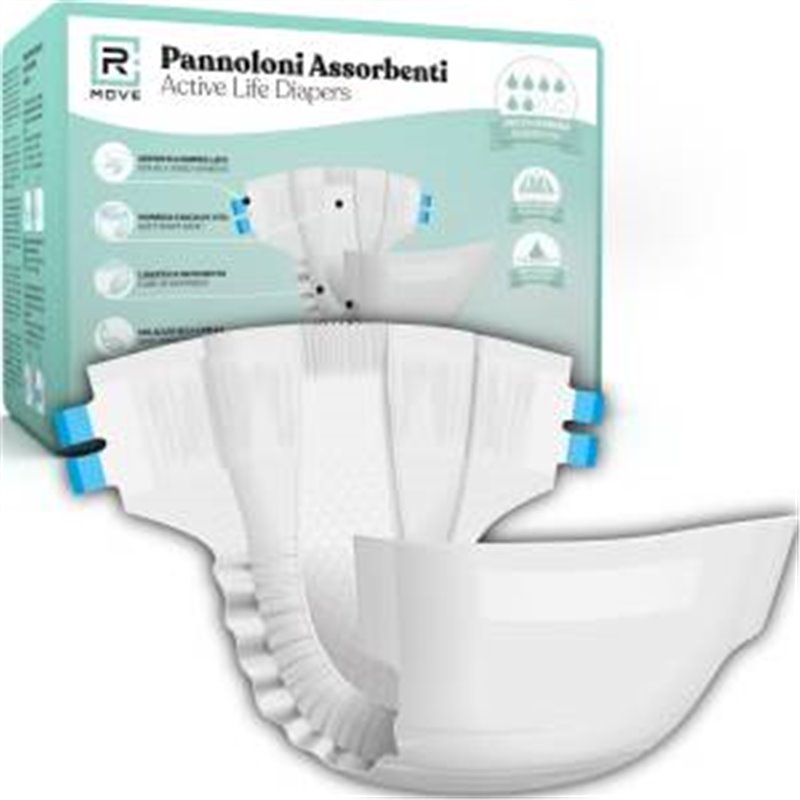1 Conf. da 25 pz M Pannoloni Assorbenti ActiveLife Adulto RMOVE - RMADWH1001