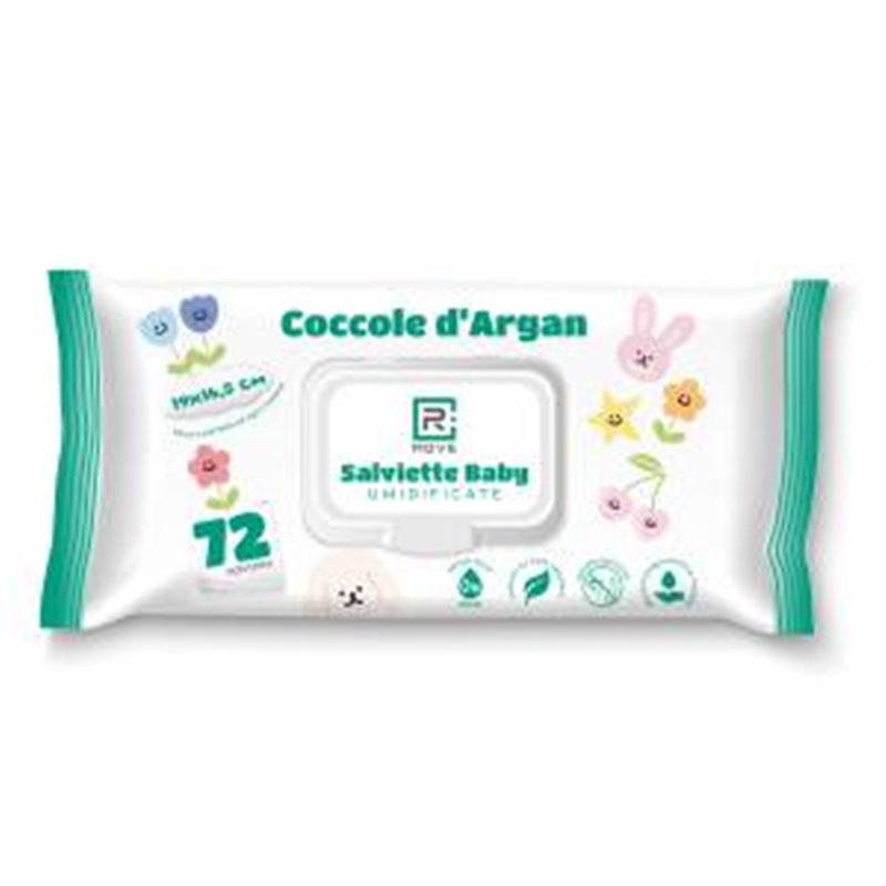 RMove Salviette Baby Umidificate Idratanti Argan 1Cnf/72pz - PULSRMO0003