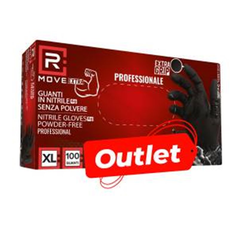 RMove Guanti Cnf.Danneggiata Nitrile Nero Lav SP 6g 1Cnf/100pz Tg XL - RMGLBK100064 RMove Guanti Cnf.Danneggiata Nitrile Nero Lav SP 6g 1Cnf/100pz Tg XL - RMGLBK100064
