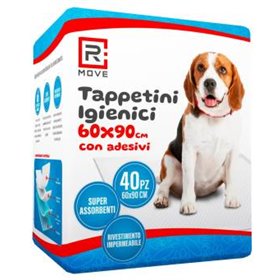 1Cnf/40pz 60x90cm Tappetini Igienici Animali con Adesivi RMOVE - RMABMT1012