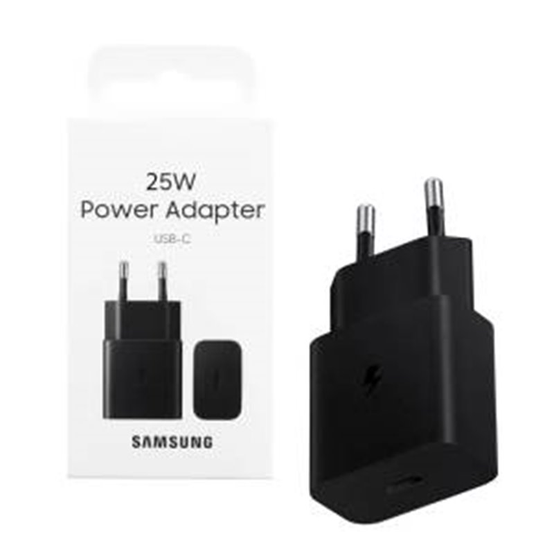Samsung Caricatore 25W EP-T2510NBE FC USB-C Black - EP-T2510NBE