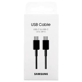 Samsung Cavo USB-C to USB-C EP-DX310JB 1.8m 3A Black - EP-DX310JBEGEU