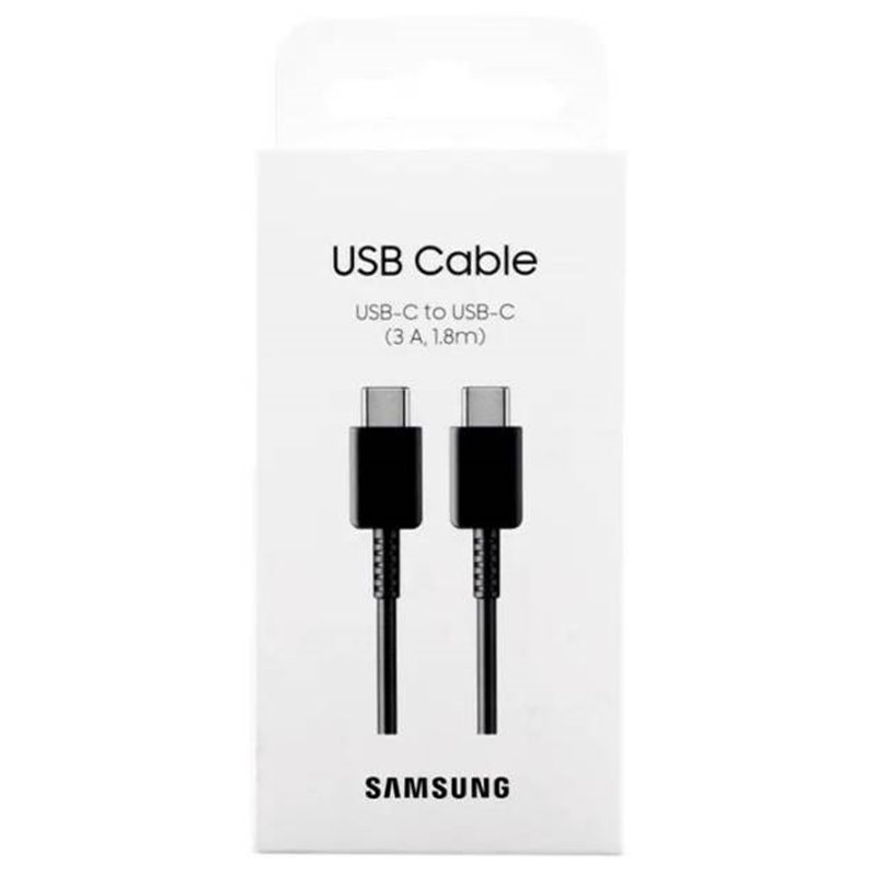 Samsung Cavo USB-C to USB-C EP-DX310JB 1.8m 3A Black - EP-DX310JBEGEU