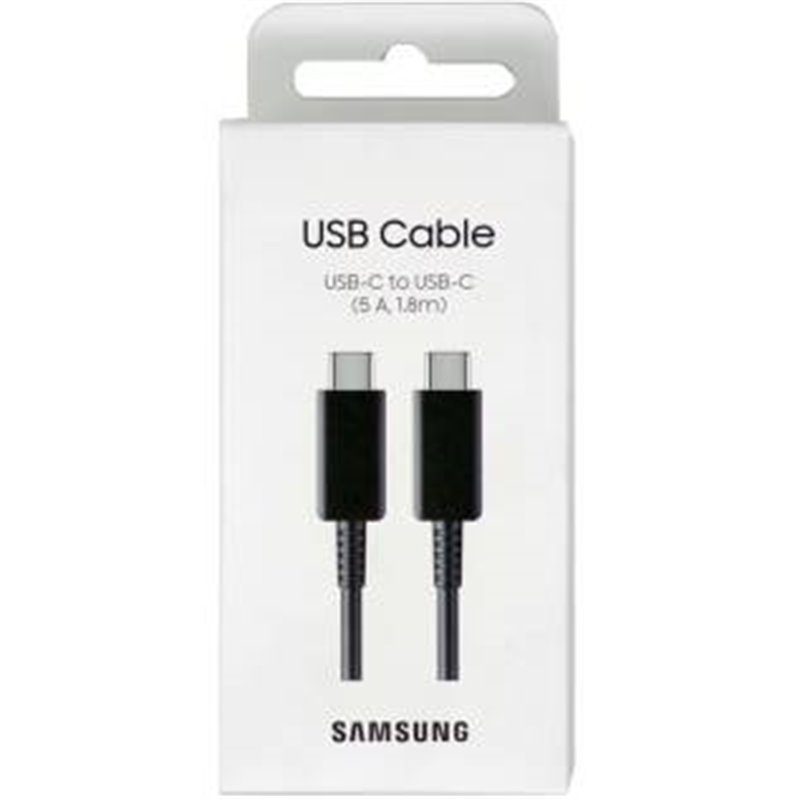 Samsung Cavo USB-C to USB-C EP-DX510JB 1.8m 5A Black - EP-DX510JBEGEU
