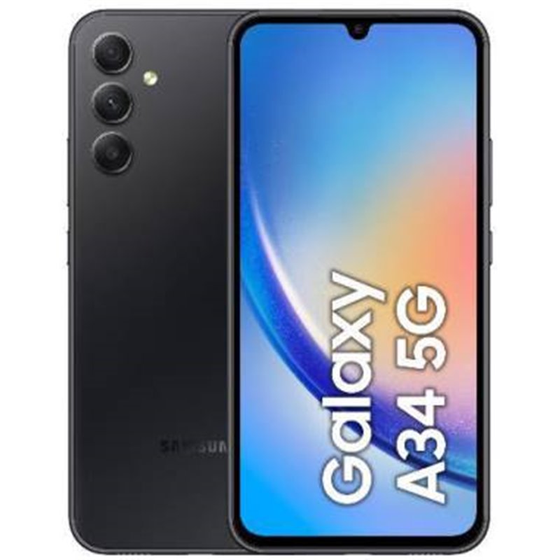 Samsung SM-A346 Galaxy A34 6+128GB 6.6" 5G Graphite ITA - 