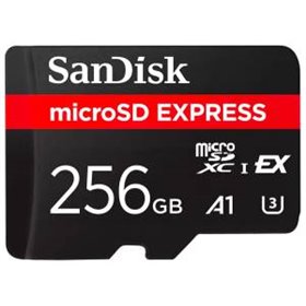 SanDisk Express MicroSD 256GB A1 UHS-I e UHS-II 210MB/s for Switch2 - SDSQXFN-256G-GN4NN
