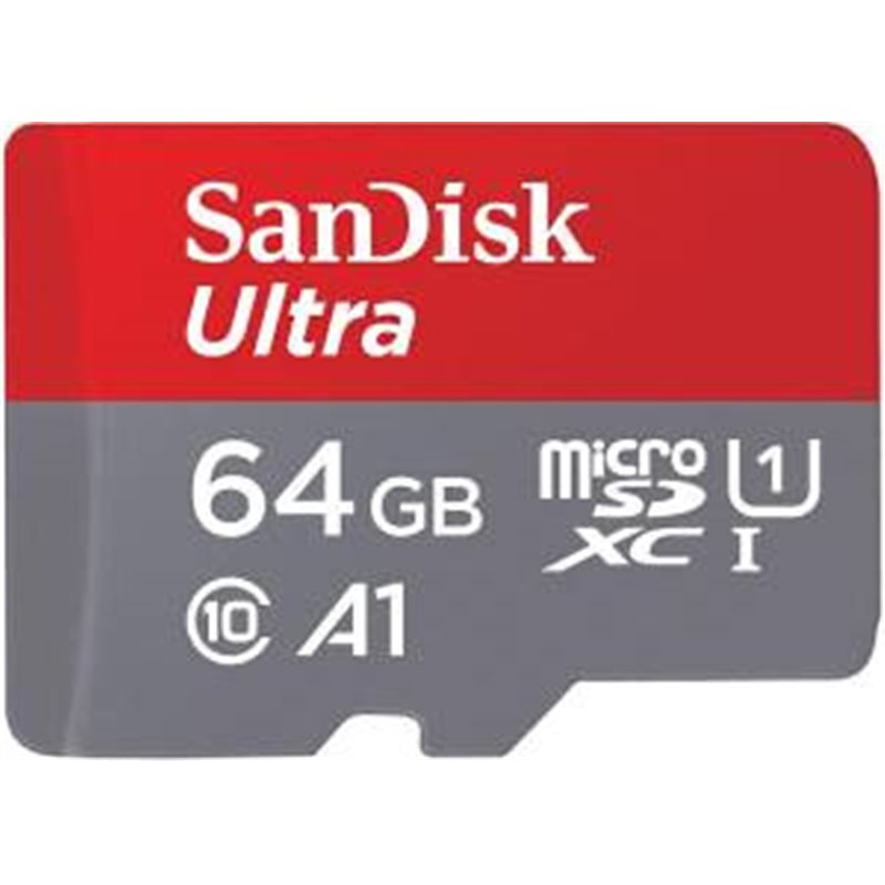 SanDisk Ultra MicroSD 64GB C10 UHS-I SDXC 140MB/s - SDSQUAB-064G-GN6MA