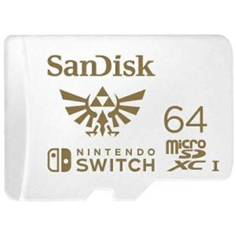 Switch Micro SDXC SanDisk 64GB for Nintendo Switch - SDSQXAT-064G-GNCZN Switch Micro SDXC SanDisk 64GB for Nintendo Switch - SDSQXAT-064G-GNCZN
