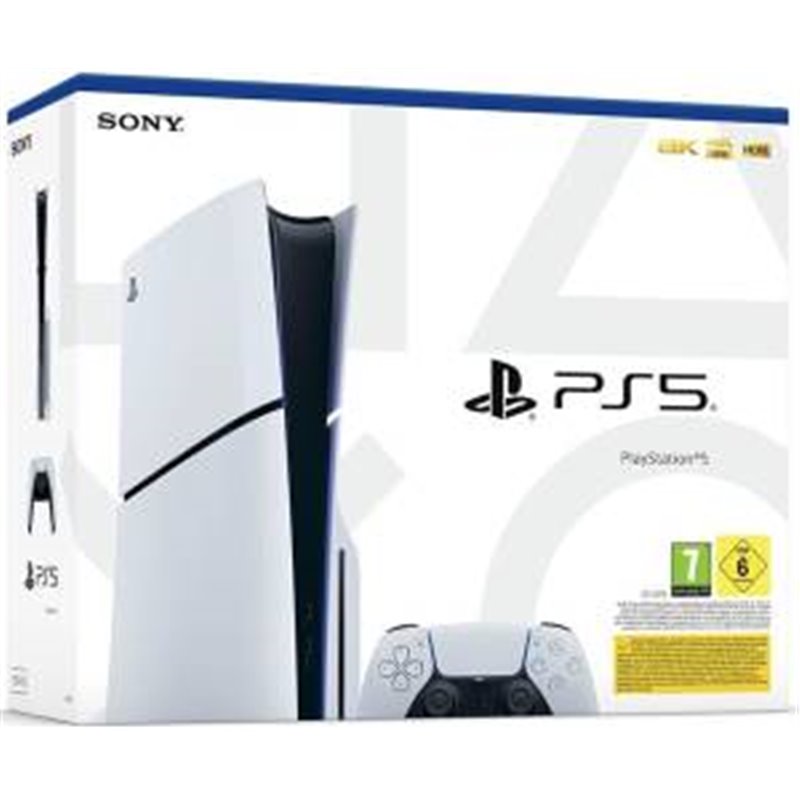 PS5 Console 1TB Standard Slim White - 1000040586