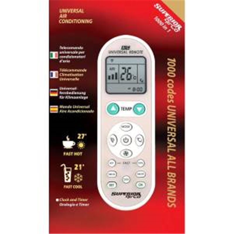 Superior Telecomando Universale Climatizzatori AirCo Simply - SUPCU002 Superior Telecomando Universale Climatizzatori AirCo Simply - SUPCU002
