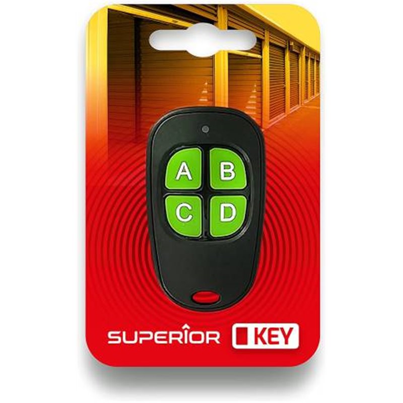 Superior Telecomando Universale Programmabile per Cancelli Key - SUPRF003 Superior Telecomando Universale Programmabile per Cancelli Key - SUPRF003