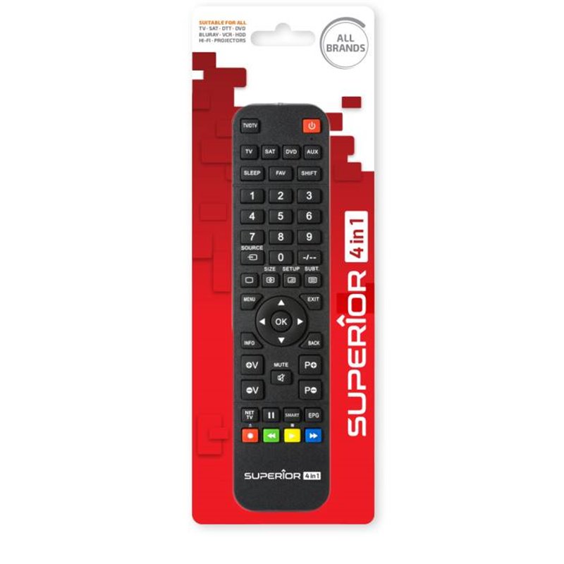 Superior Telecomando Universale 4 in 1 Light - SUPTPB006 Superior Telecomando Universale 4 in 1 Light - SUPTPB006