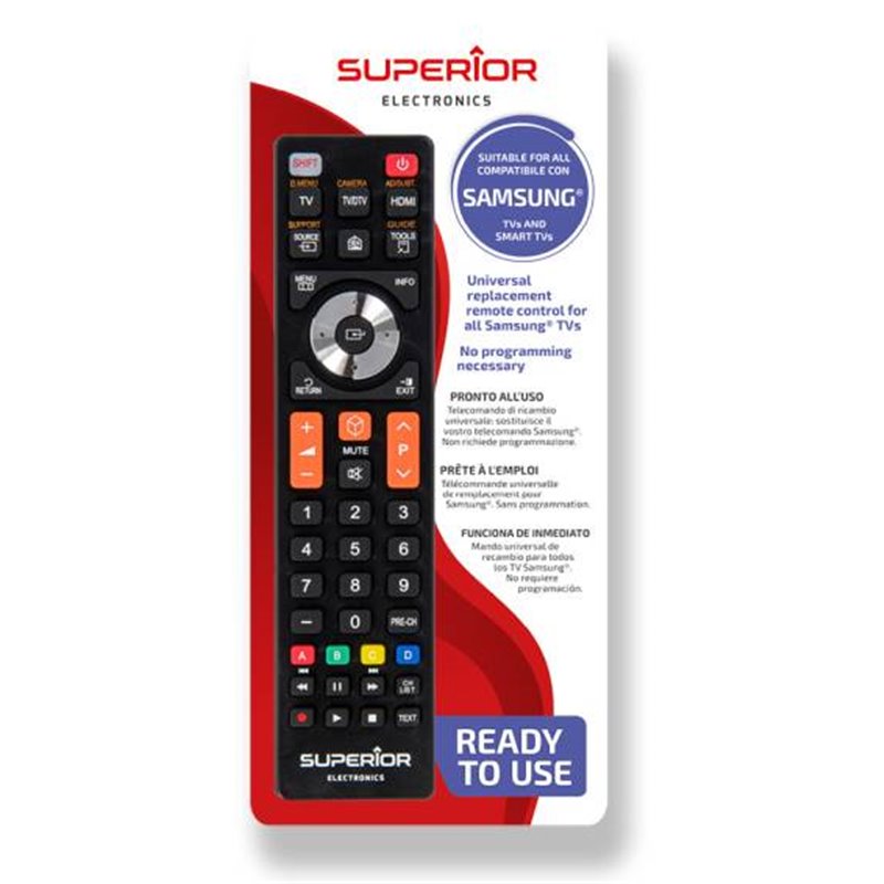 Superior Telecomando Universale Samsung funzioni Smart TV SH - SUPTRB008 Superior Telecomando Universale Samsung funzioni Smart TV SH - SUPTRB008