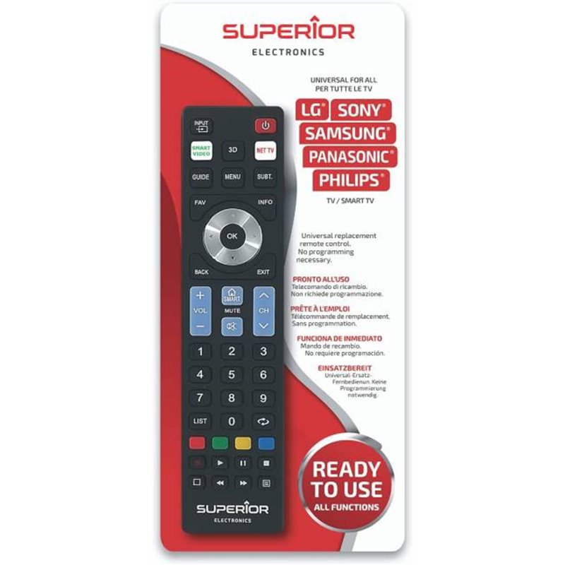 Superior Telecomando Universale Samsung LG Panasonic Sony Philips R5 - SUPTRB019 Superior Telecomando Universale Samsung LG Panasonic Sony Philips R5 - SUPTRB019