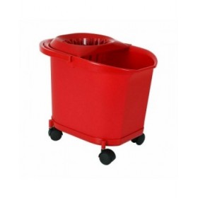 Secchio per Pavimenti 16 L Rosso (6 Unità)