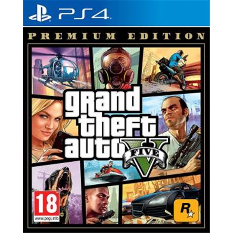 PS4 GTA Grand Theft Auto 5 - Premium Edition EU - 
