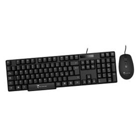 Techmade Kit Tastiera + Mouse Wired Filo Black - TM-KB828+M102