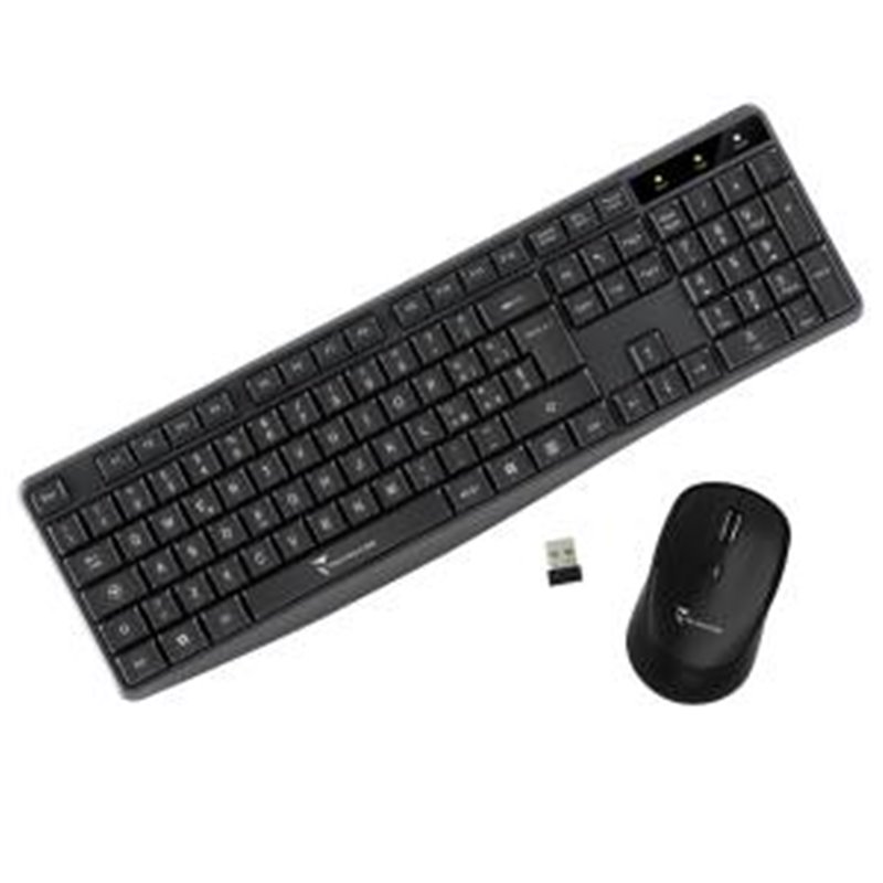 Techmade Kit Tastiera + Mouse Wireless TM-KM001 Black - TM-KM001